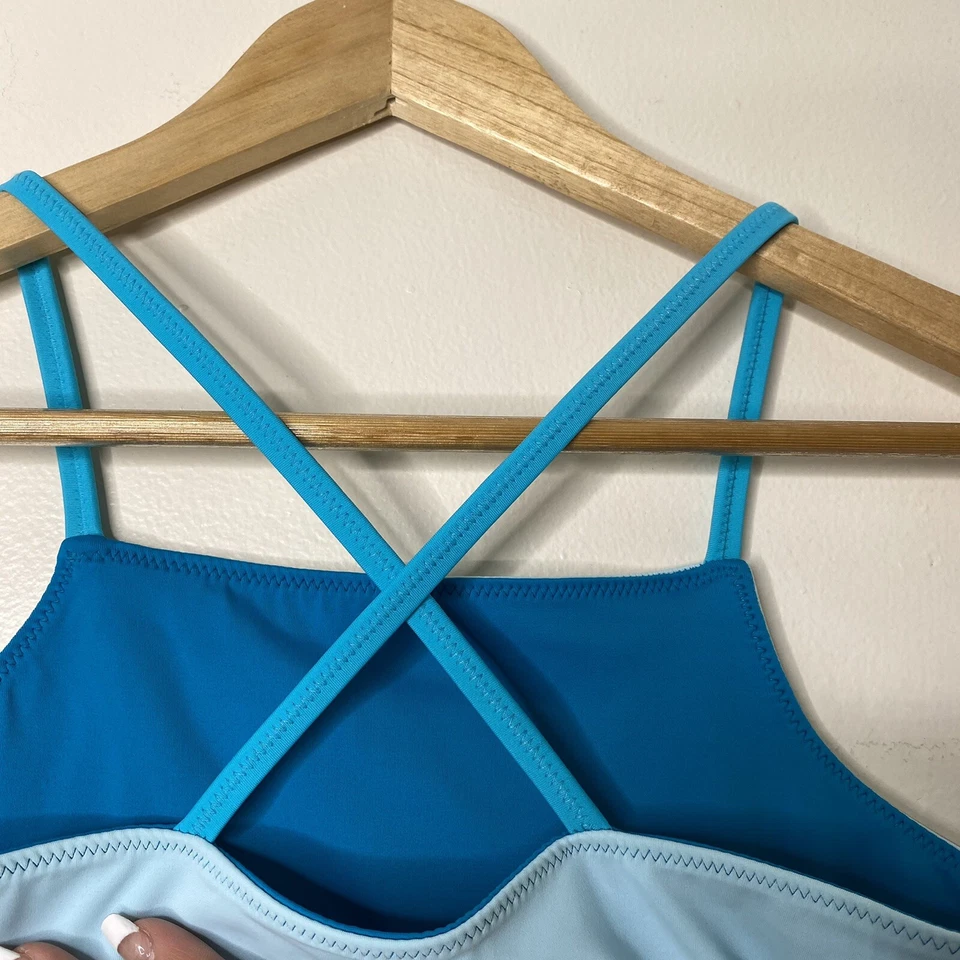 Lands End Girls 14 XL Bathing Suit Swimwear One Piece Reversible Flamingo - Image 2 of 4