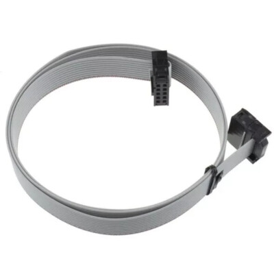 5pcs 70CM 10 Pin USB ASP ISP JTAG AVR wire 10P IDC   Ribbon DATA Cable 2.54mm #F