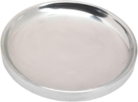 Kerzenteller Rund Ø10Cm Aluminium Poliert Untersetzer Dekoration Stumpenkerzen 1