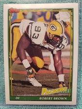 1991 TOPPS ROBERT BROWN #455 GREEN BAY PACKERS