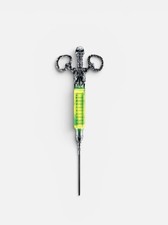 Glow In The Dark Radioactive Costume Accessory Syringe, Halloween Doctor