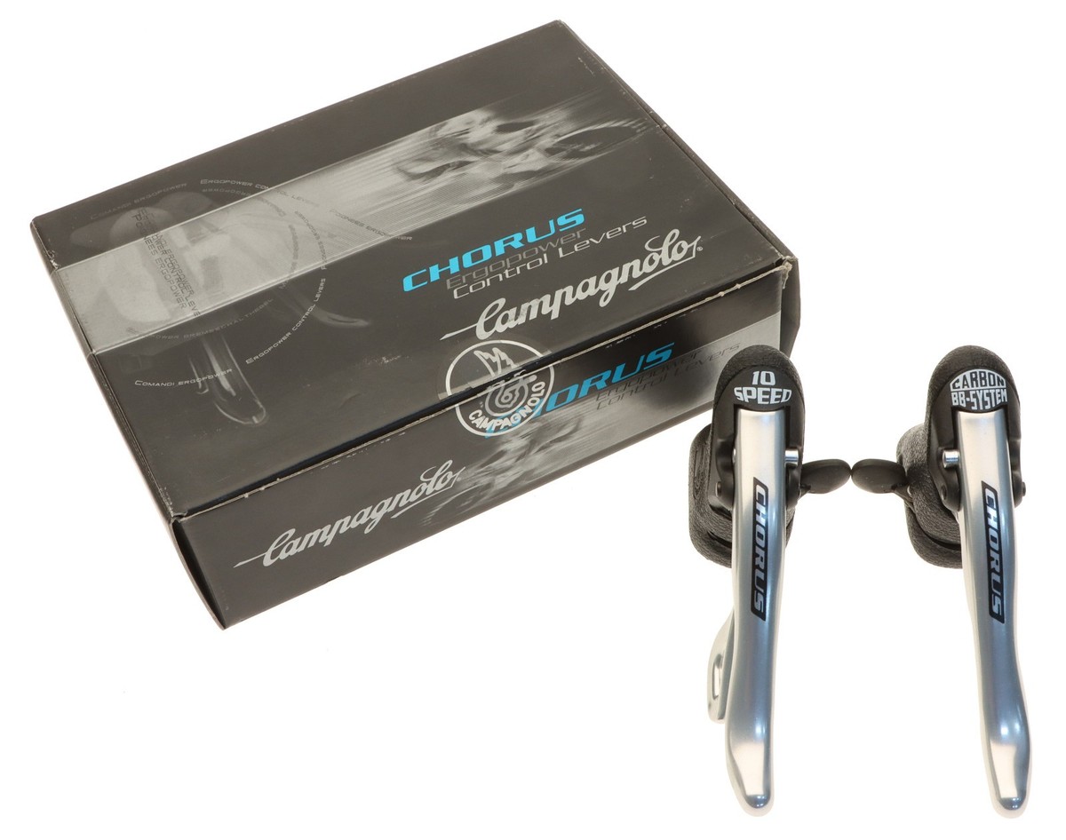 Campagnolo Chorus 10 Speed Silver Ergopower Brake Levers Shifters