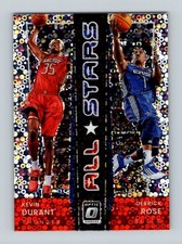 2021-22 Donruss Optic All-Stars Holo Fast Break #20 Derrick Rose/Kevin Durant