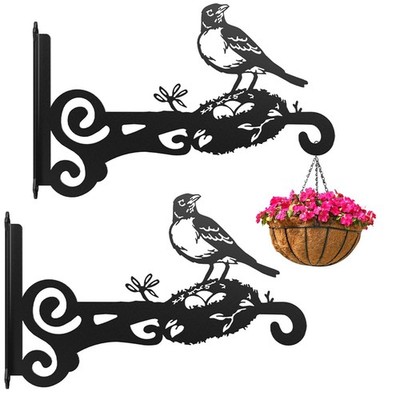 2-Pack Aesthetic Plant Hanger Indoor and Outdoor   10 Inch Metal Hanging P