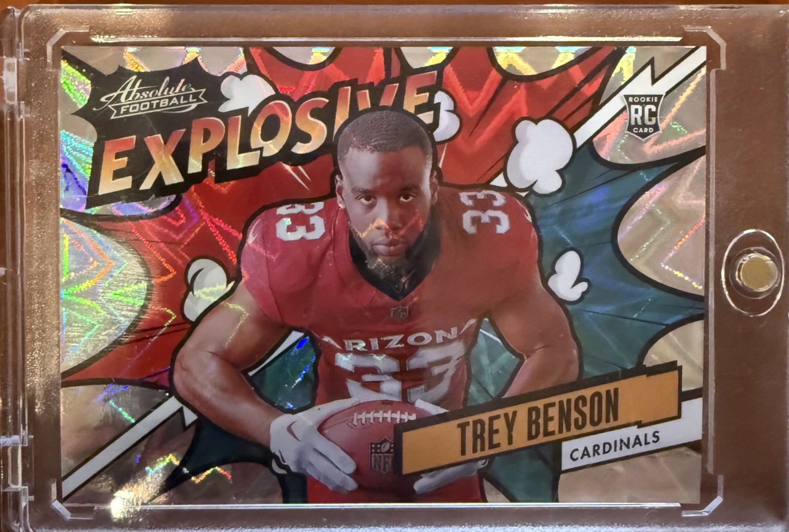 TREY BENSON 2024 Panini Absolute Explosive RC SSP!!! Arizona Cardinals!!!