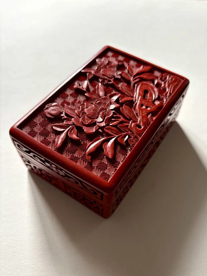 BOITE LAQUE DE CHINE ANCIENNE - Photo 3/4