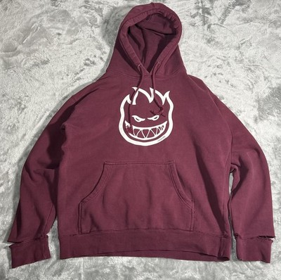Spitfire Skateboard Hoodie Medium Baggy 90s Y2K Grunge Thrashed Vintage