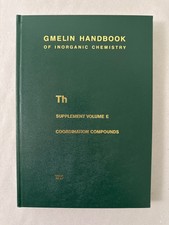 Th. Thorium. Supplement, volume E: Coordinati...