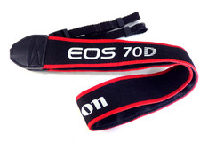 Canon EOS 70D Original Neck Shoulder Strap Genuine Red Digital SLR Camera Japan!