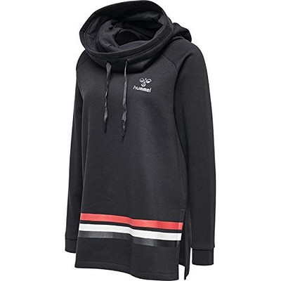 Hummel Damen HMLTANNE Hoodie Kapuzenpullover, Schwarz, XS