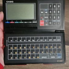 Casio Digital Diary SF-3000BK Electronic Organizer PDA Calculator B W LCD