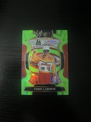 Terry Labonte 2026 Panini Select Grandstand Neon Green 8/75 #40 Kellogg s Chevy