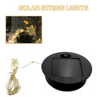 Garden Solar Powered Replacement Round LED Light Box for Lamp With String lights