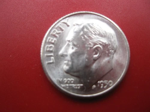 1950 S Roosevelt Dime Ch/Gem BU! "Key Date"  with FTB!