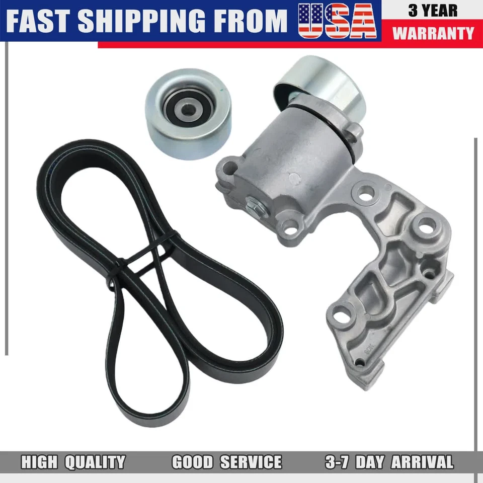 Serpentine Belt Component Kit For Toyota Avalon Camry Highlander Lexus US Stock Foto 3 de 4