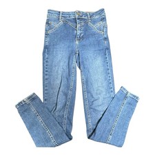 We The Free Free People Women  s Jeans Sz 25 Blue Mid Rise Skinny Denim Pants