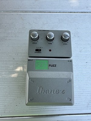 Ibanez FZ7 Fuzz Pedal for Bass & Electric Guitar Silver Used