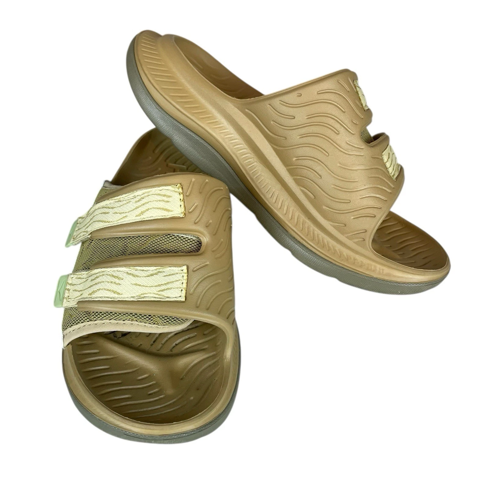 Hoka One One Ora Luxe Scivoli di Recupero Donna Taglia 6 Tan Beige Comfort