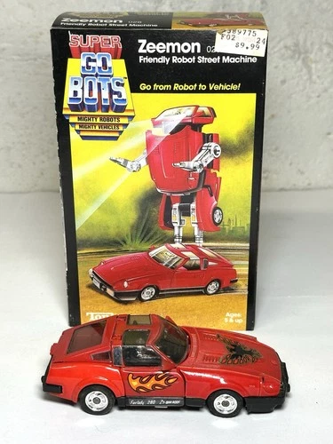 Vintage 1984 Super GoBots #026 Zeemon Tonka in Original Box Toy Car Transformer