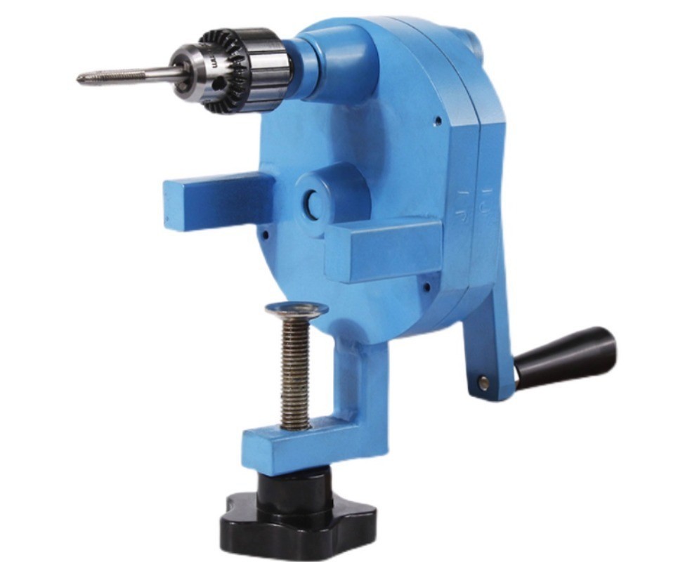 Manual Hand Tapping Machine Mini Hand Crank Thread Repairer Threading Tool