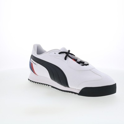 Puma BMW M Motorsport Roma Herren Weiß Leder Sportschuh