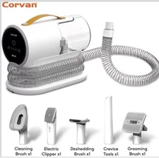 New Sealed CORVAN Pet Grooming Vacuum PV3, Dog Grooming Kit, 13000 Pa w/ Attachm