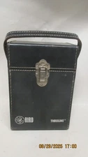 Bird 43 thruline watt meter leather carrying case w/ slug holders