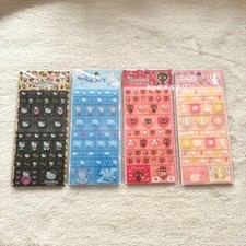 Sanrio 4pc Tile Sticker Set Hello Kitty, Leopard, Pegasus, Marshmallow Cat
