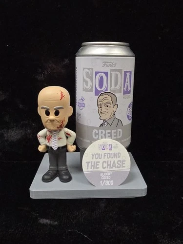 Funko Vinyl Soda: The Office - Creed (Chase) (Bloody) - Includes Display Stand