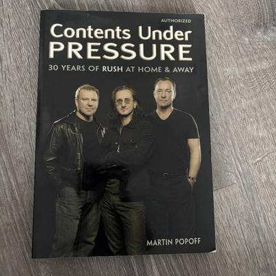#ad #ad Contents Under Pressure: 30 Years of Rush at Home and Away Paperback Book $6.90