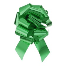 10pcs 8" Metallic Large Big Pull Bow Gift Wrapping Bows Ribbon Dark Green
