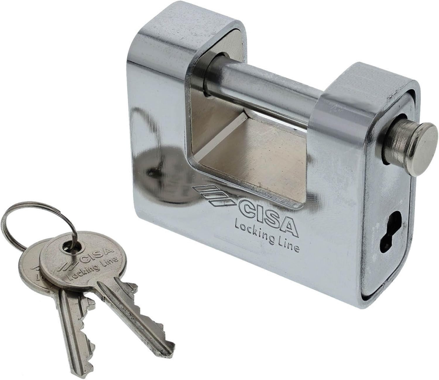 CISA 121810800 Lucchetto Corazzato Antiscasso per Serrande e Cancelli