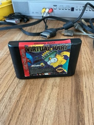 Virtual Bart (Sega Genesis, 1994) Tested - Authentic Cartridge Only!