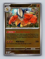 Hariyama 073 2025 Pokemon Mega Evolution Reverse Holo Rare Card NM+ (a)