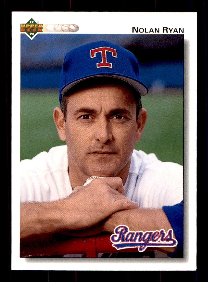 Nolan Ryan #655 Baseball Cards 1992 Upper Deck trading card — raw and PSA graded price guide