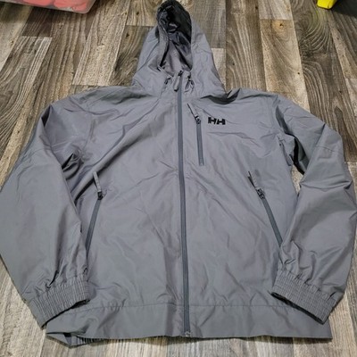 Helly Hansen Jericho Lined Gray Full Zip Men s Jacket Size 2XL
