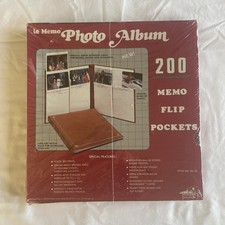 Le Memo Photo Album Vintage 200 Flip Packets Pioneer Photo Albums NIP