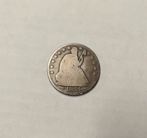 1854-O Seated Liberty Half Dollar - Early Type New Orleans Mint Silver 50¢ Coin