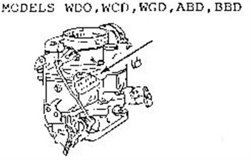 Kit de carburador Jeep, AMC, Javelin, Gremlin, Pacer 1977-1990 Carter BBD 2bbl  Foto 3 de 3