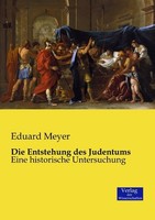 Die Entstehung Des Judentums Eduard Meyer