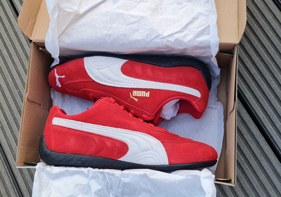 PUMA Speedcat OG Red - White Herren Sneaker EUR 44 / UK 9.5 / CM 28.5 Rare