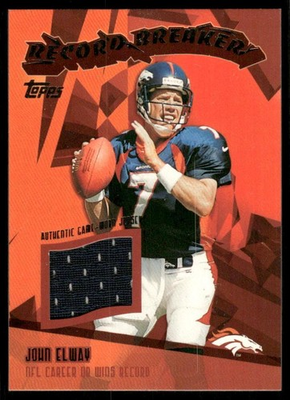#ad 2003 Topps #RBR JE John Elway Record Breakers Jerseys $18.00