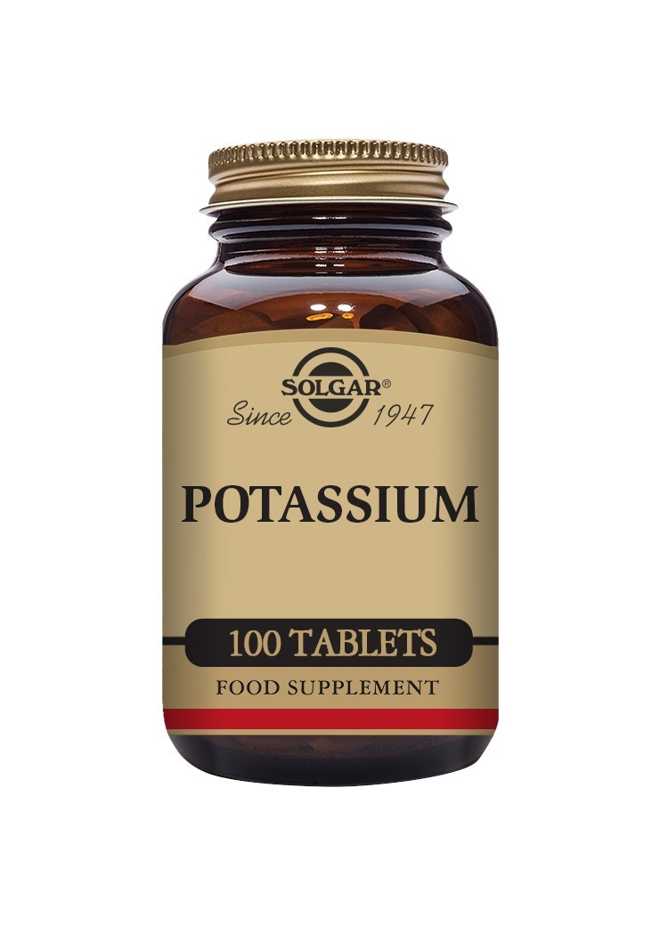 Solgar Potassium Gluconate 99mg Mineral Supplement (100 Tablets)