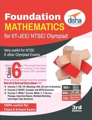 Disha Experts | Foundation Mathematics for IIT-JEE/ NTSE/ Olympiad Class 6 -...