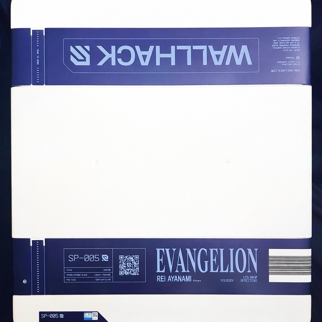 WALLHACK x EVANGELION SP-005 GLASS MOUSEPAD ANIME LIMITED 2500 LE