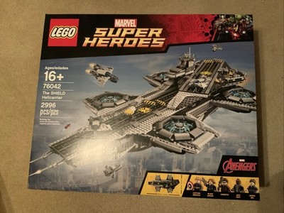 Lego Marvel Avengers Super Heroes- The SHIELD Helicarrier (76042)-New Sealed Box