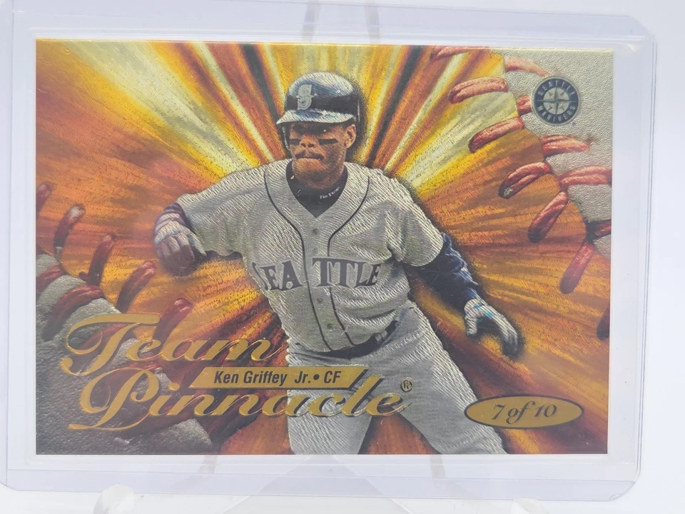 Pinnacle Team Pinnacle #7 1997 Ken Griffey Jr./Ellis Burks lámina rara Foto 2 de 4
