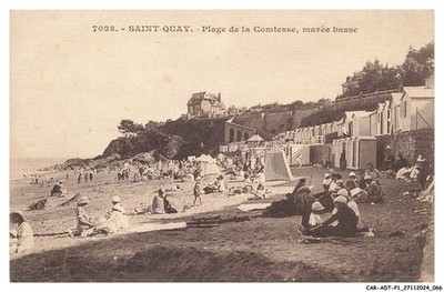 CAR-ADTP1-0034-22 - SAINT-QUAY - Strand der Gräfin - Ebbe