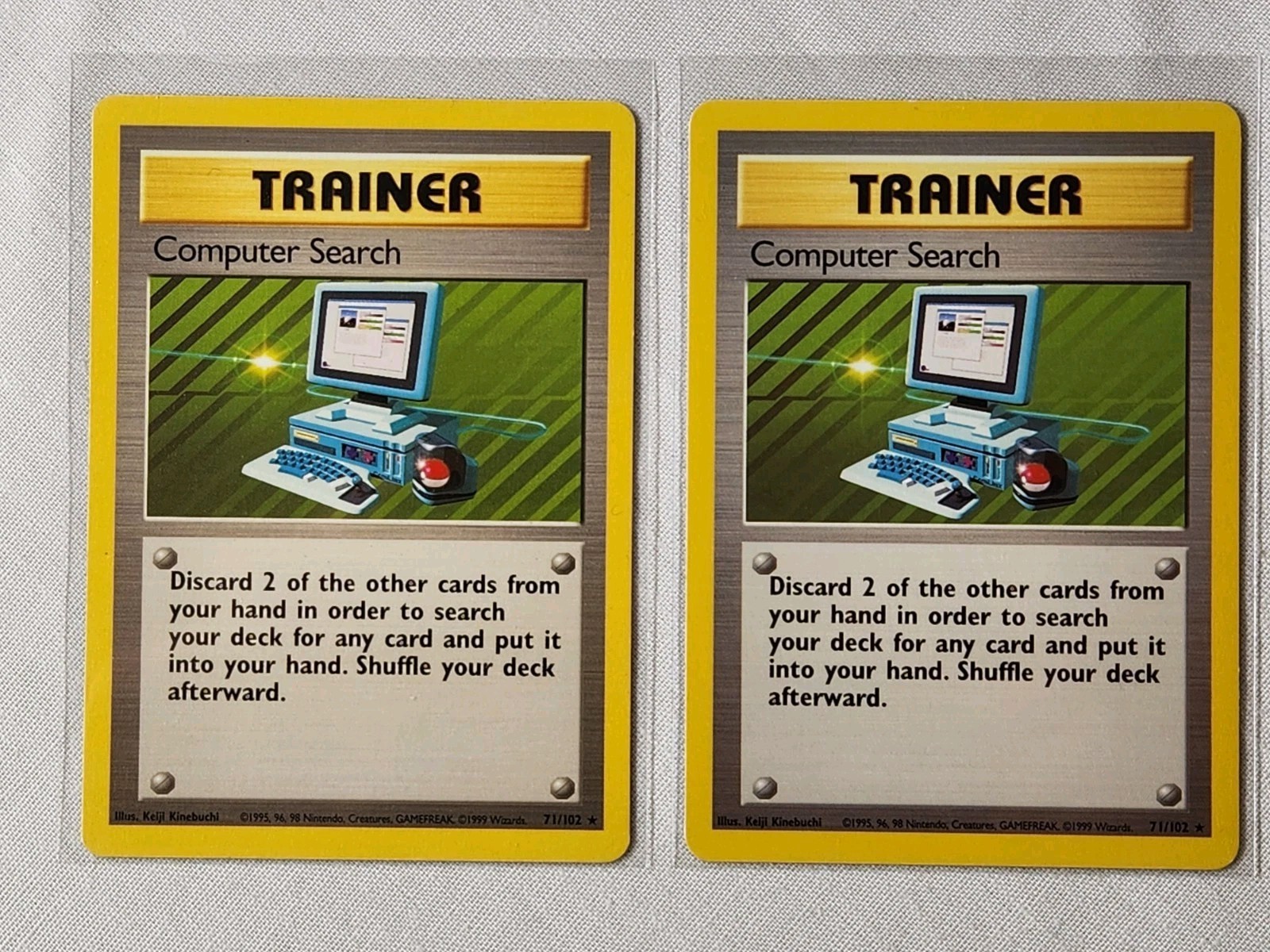 Played (LP) Computer Search - Non-Holo #71 Base Set Pokemon TCG