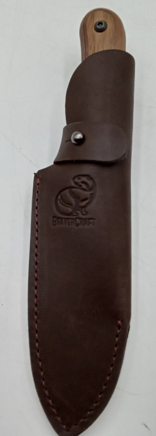 BeaverCraft Dusk Bushcraft Fixed Blade Knife 1066 Carbon Steel with Sheath